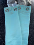 Deconovo Blackout Thermal Insulated Eyelet Curtains Blackout  46W x 54L Inch Sky Blue 1 Pair