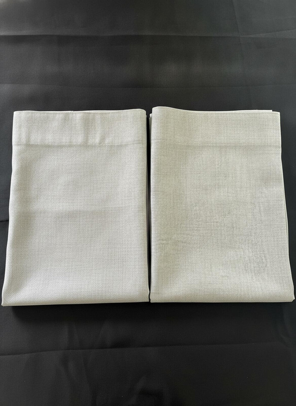 Premium Linen look Curtains 2 Panel Set, Rod Pocket, 55W x 68 L Each Panel