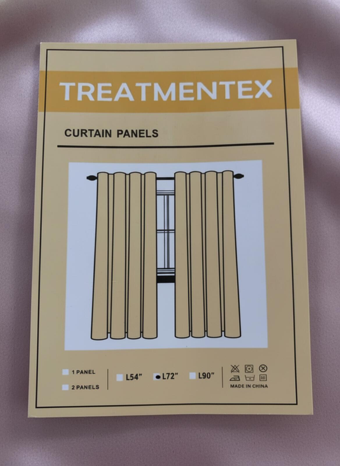 Pink Pom Pom Curtains Pencil pleat 2 panels 50Wx72L inches