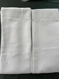 Super soft Silver White Grey pencil pleat Curtains 90Wx90L inches 1 pair rrp£60