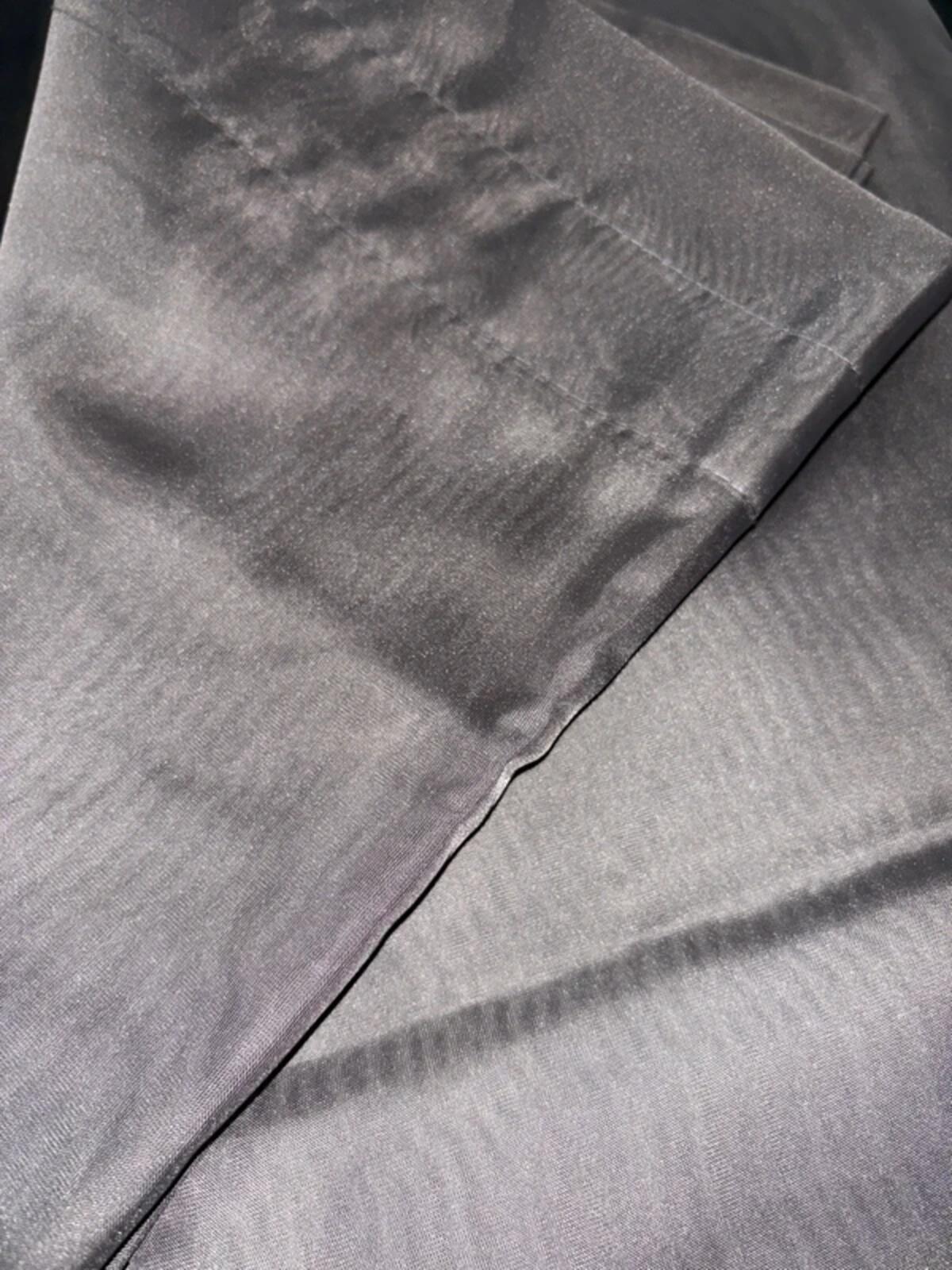 2 panels of Dark Grey Voile both 60Wx95L