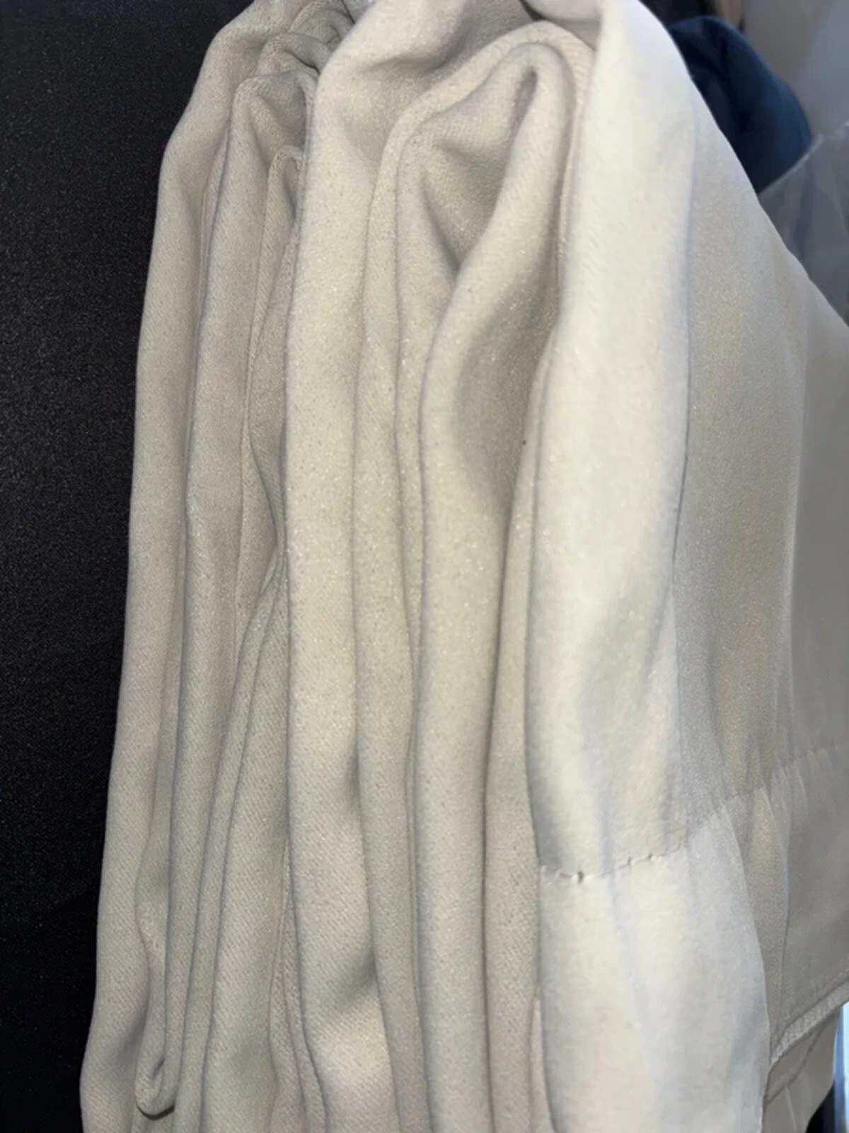 Beige Full Blackout Curtains 2 Panels, W66 x L72 Pencil pleat
