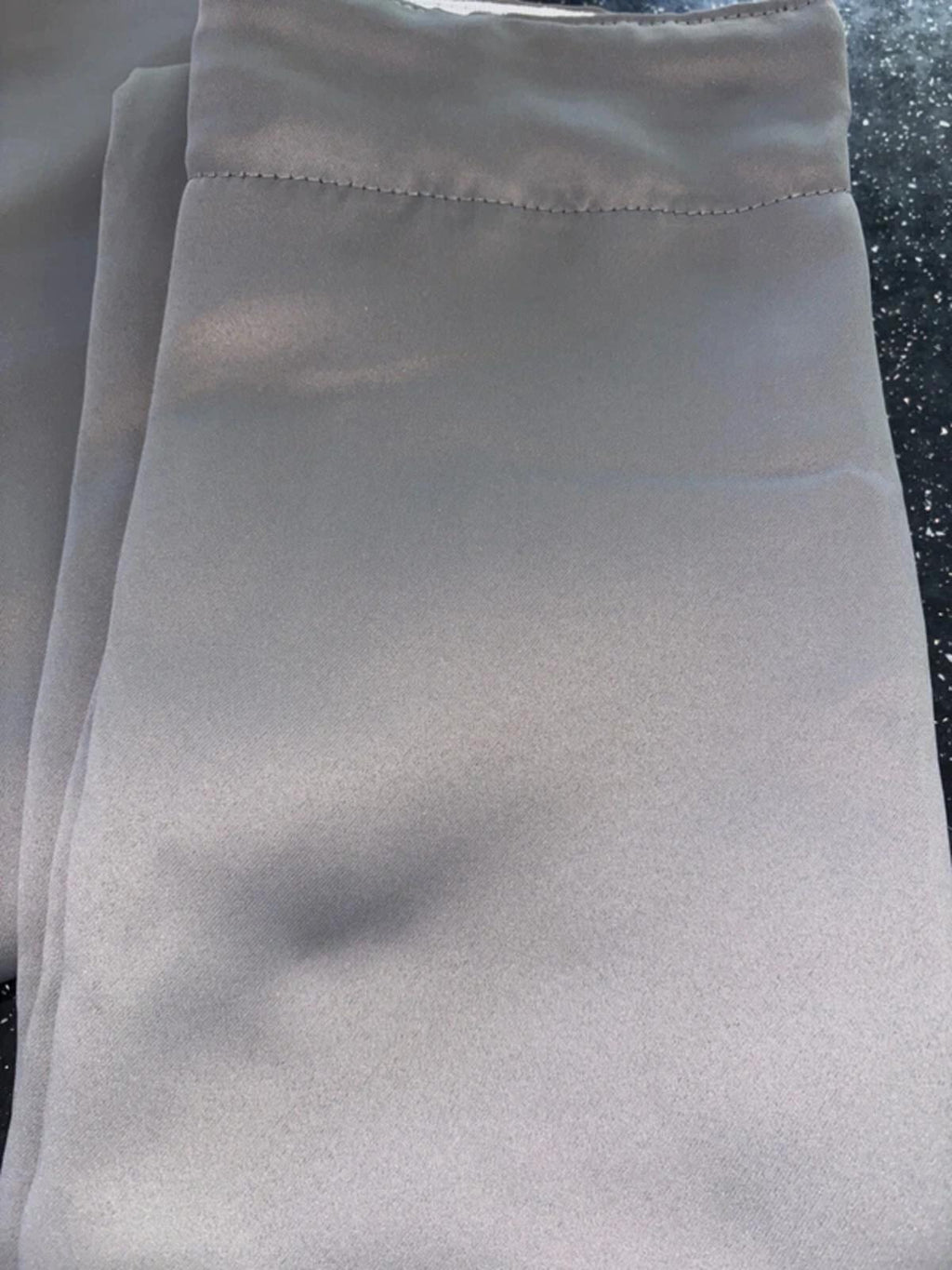 Deconovo Solid Pencil Pleat Curtains Thermal  Blackout Curtains 46W x 72L Light Grey Two Panels
