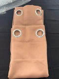 Soft Camel Curtains 💯 Blackout 52Wx54L