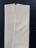 Cream Faux linen Pencil Pleat Curtains 52Wx63L