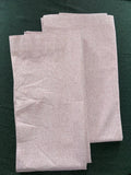 💯 Blackout Pink Linen Look Curtains W46xL90in x 2 pencil pleat