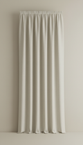 Tailored Linen Curtain Panel