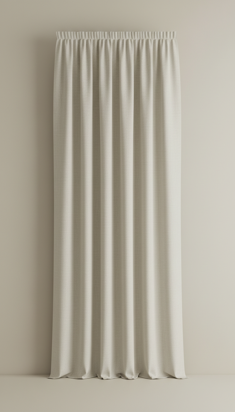 Tailored Linen Curtain Panel