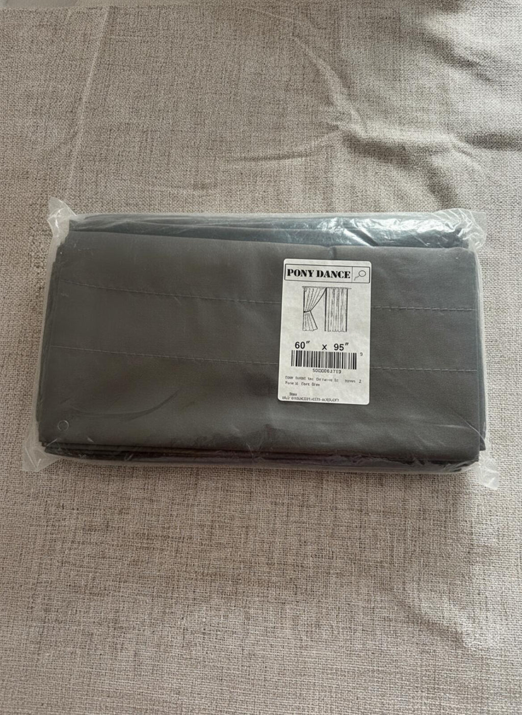 Voile Sheer Curtains 2 Panels Light Filtering Slot Top 60x95 Inch – Dark Grey