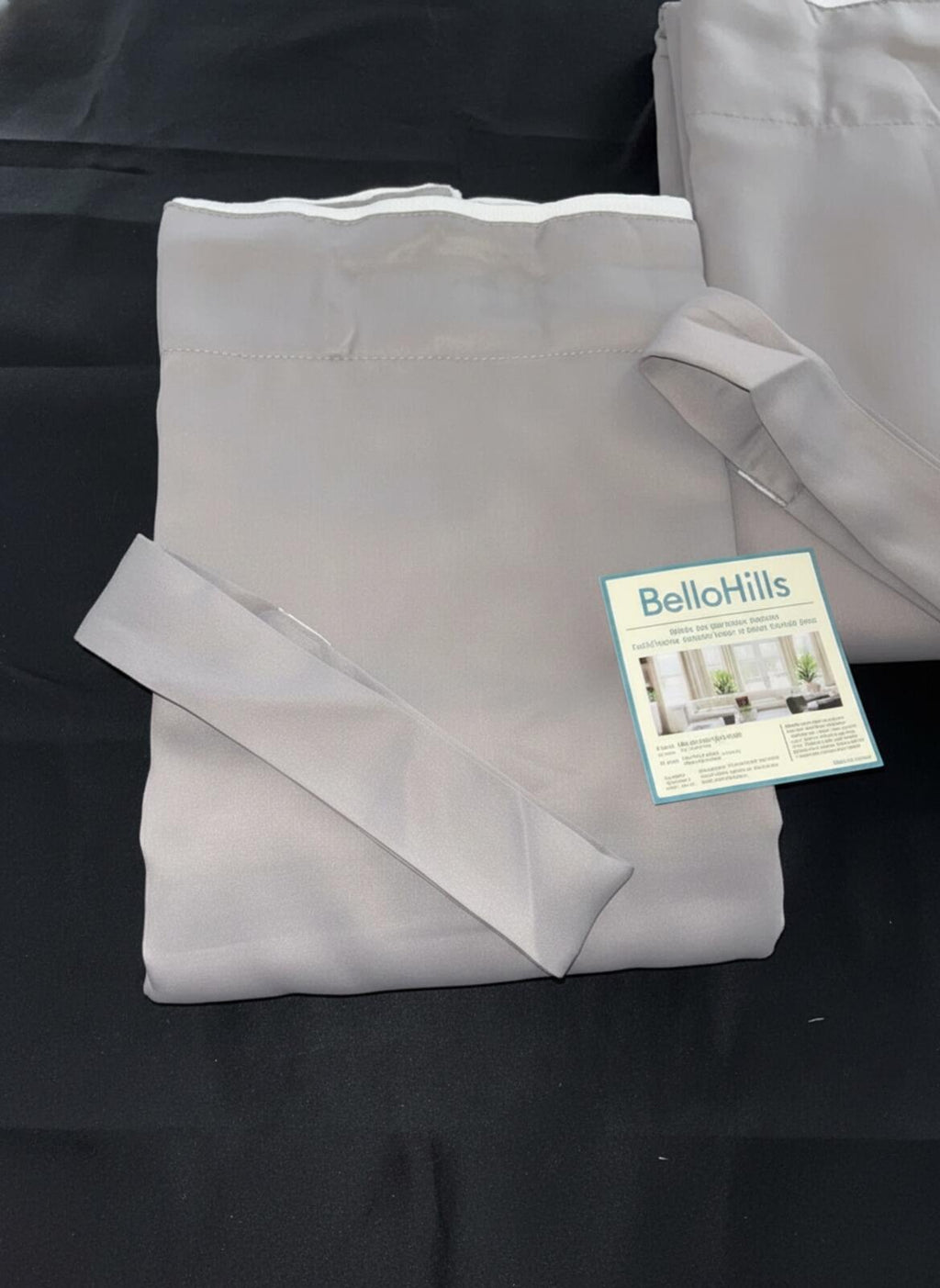 Dove Grey Pencil pleat Curtains 90Wx90L 2 panels rrp£49