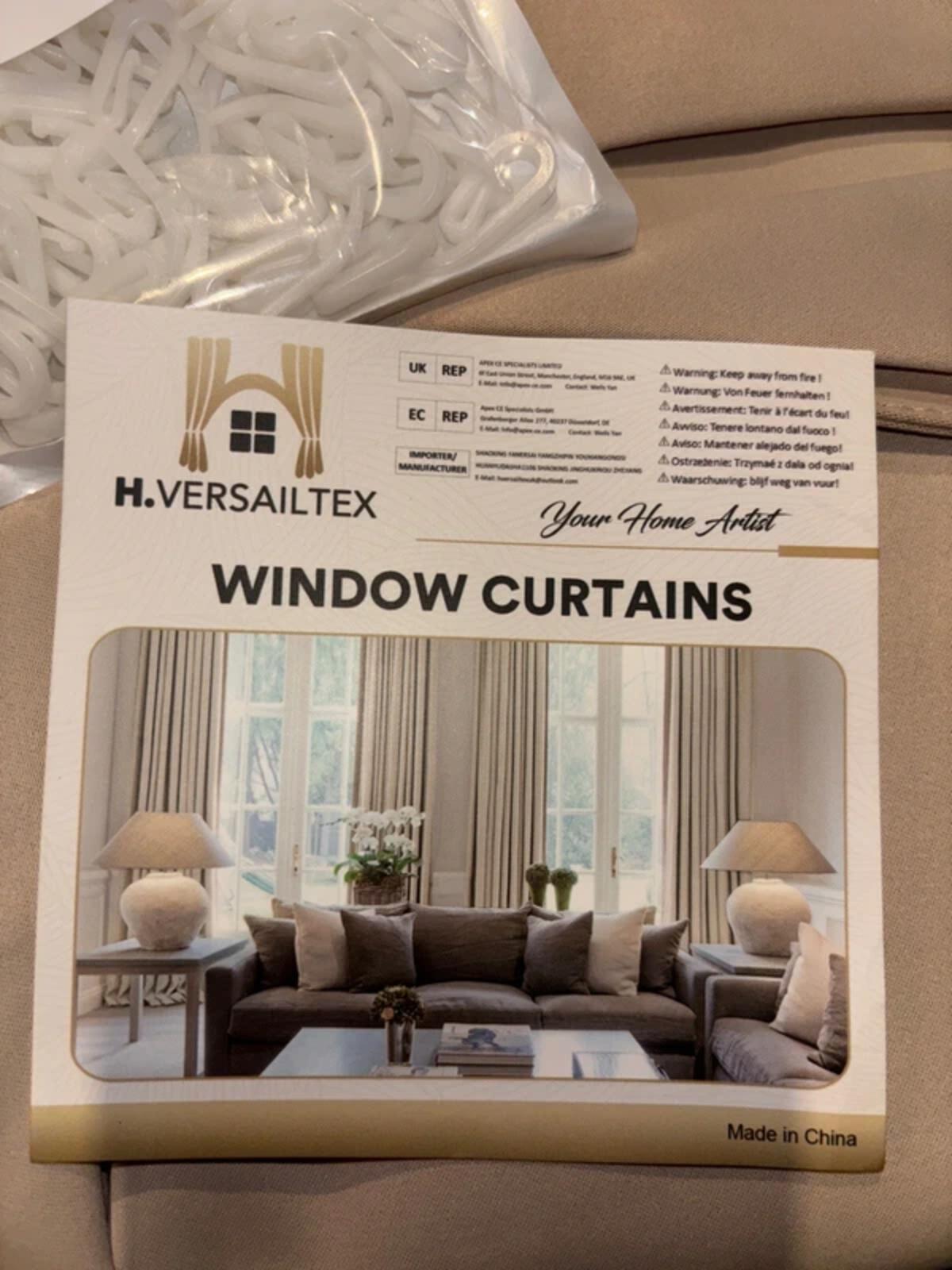 Blackout Curtains Thermal Insulated Soundproof – Natural Sand 66x72 Inch 2 Panels