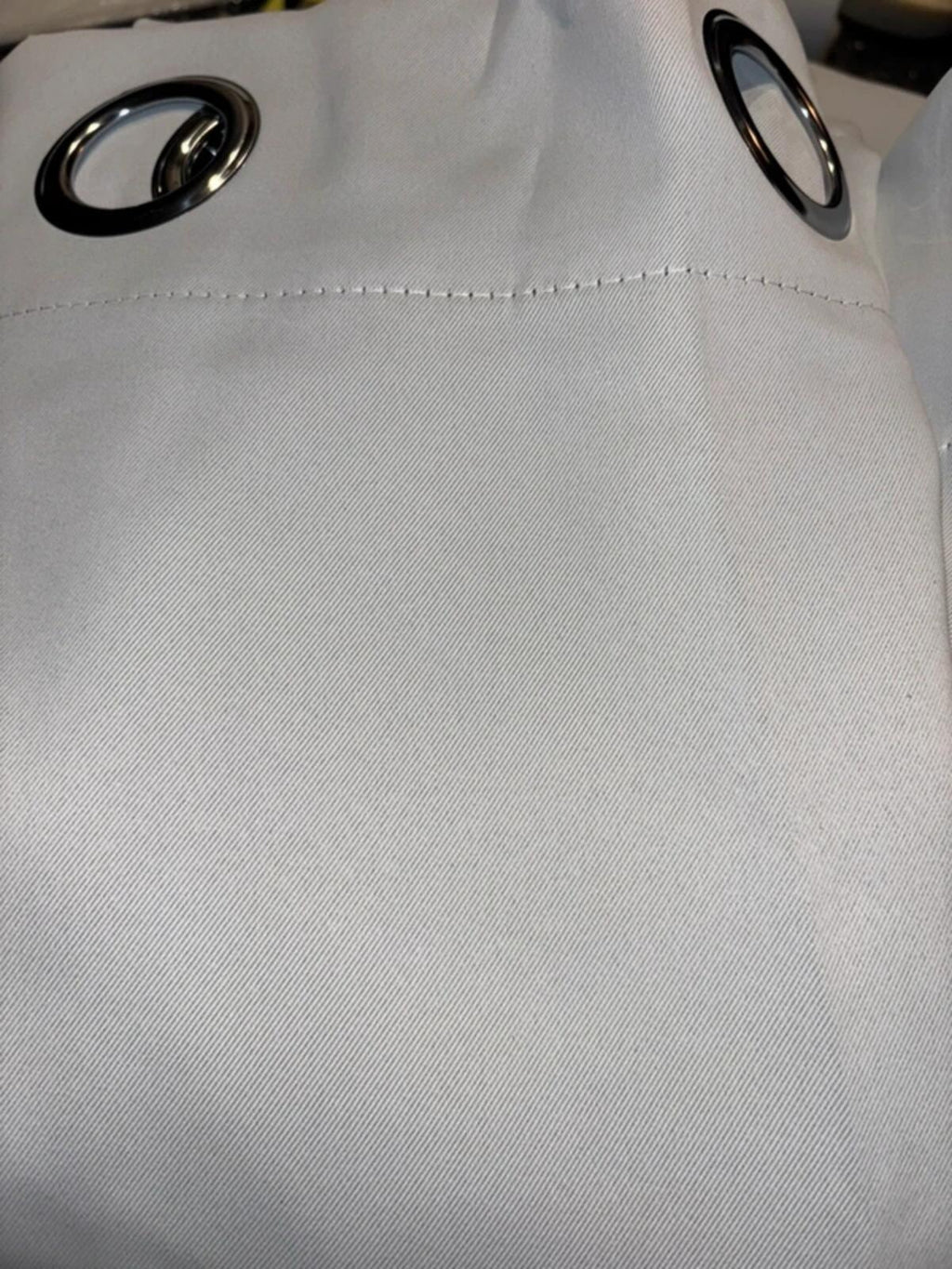Pair of Light Grey 66Wx62L blackout curtains