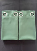 Forest Green Super soft Blackout Curtains 46Wx63L in  Inches x 2 Panels