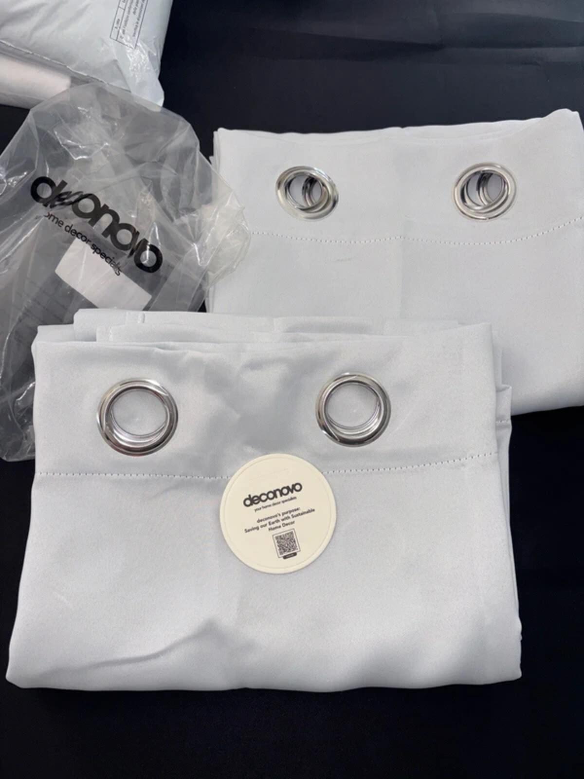 Silver Grey Curtains 1 Pair – Silver Grey 52W x 84L  Inch