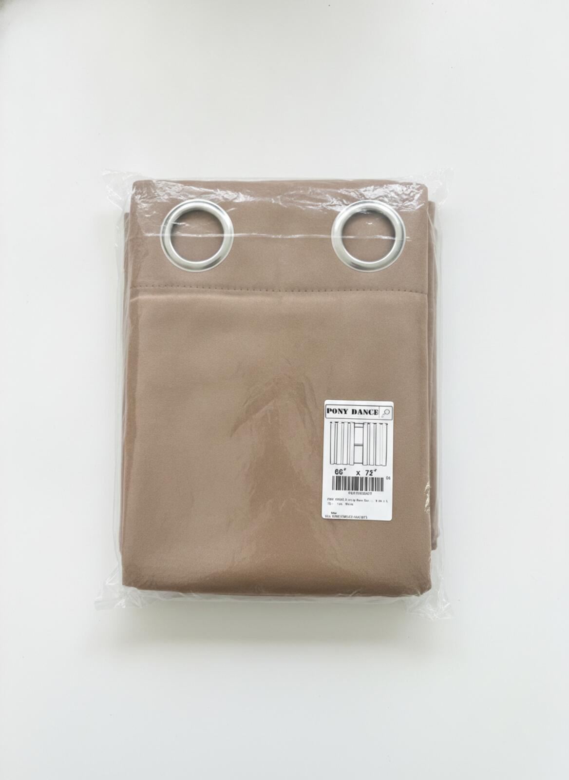 Mocha Blackout curtains W 66 x L 72 - inch,