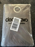 Super soft Eyelet Curtains in Grey 55wx96L pair
