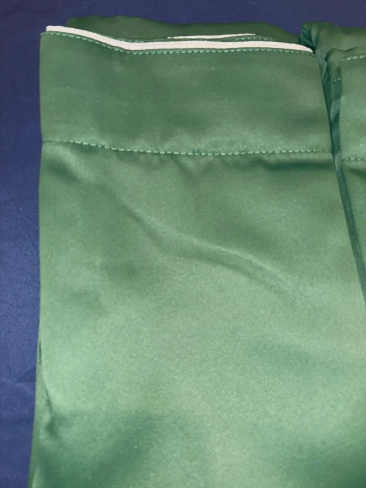 Pencil Pleated Blackout Curtains Thermal Insulated 66 x 54 Inch Forest Green 1 Pair