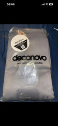 Pair of super soft Blackout Thermal Pencil pleat Grey Curtains 55Wx79L