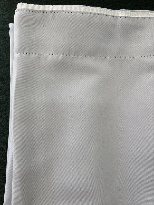 Super soft Silver White Grey pencil pleat Curtains 90Wx90L inches 1 pair rrp£60