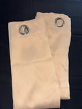 Small window Curtains 2 panels Beige 42Wx36L Inch