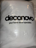 Pair of Light Grey 66Wx62L blackout curtains