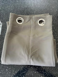 One Large Grey Door Curtain  panel 52W 84L inches