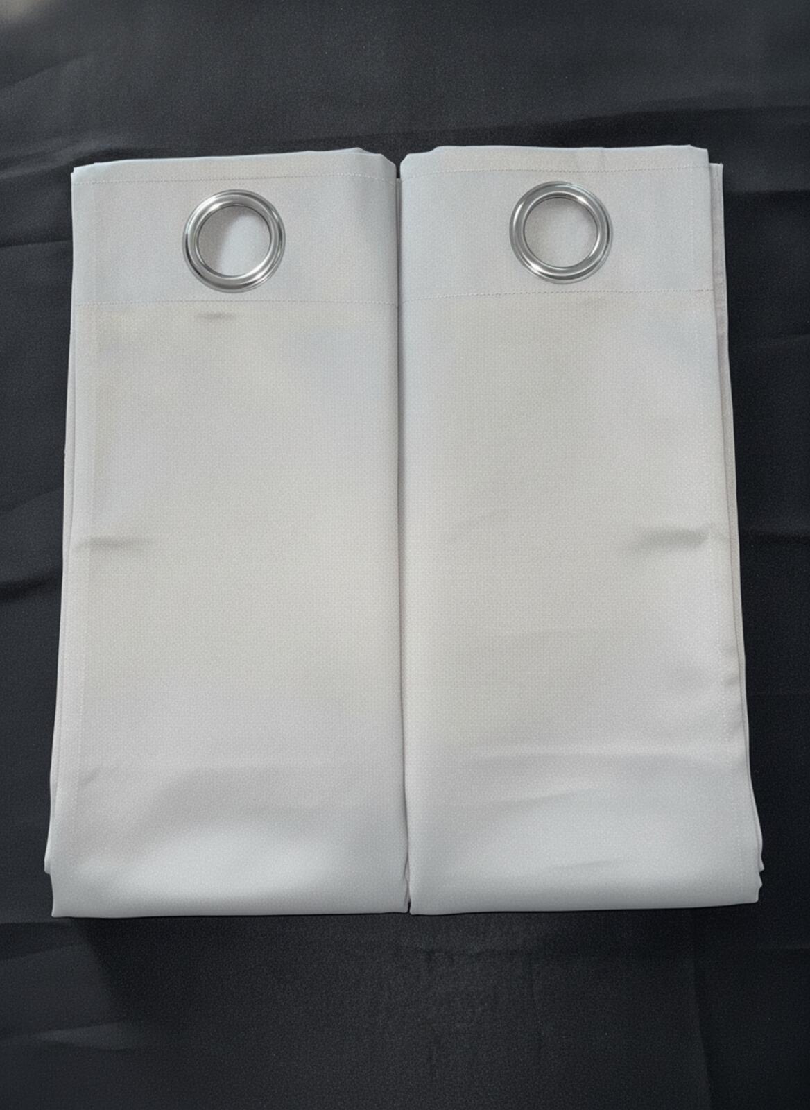 Extra Wide Grey Curtains 90Wx72L full Blackout