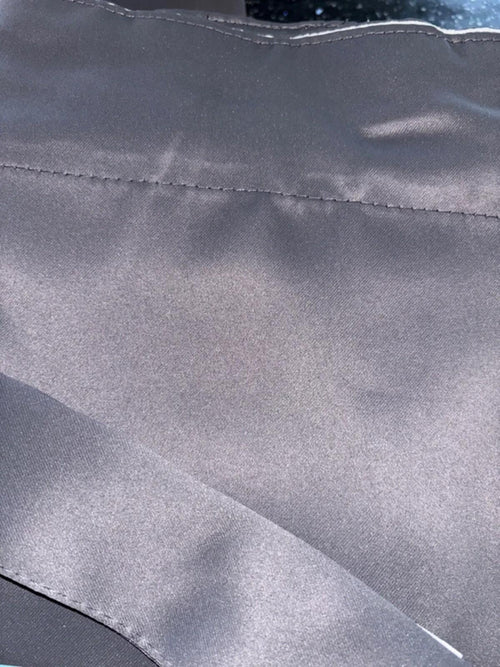 BellaHills 100% Blackout Curtains Pencil Pleat 2 Panels 90 x 90 Inch Charcoal Grey Rrp£50