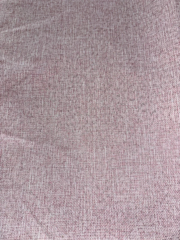 💯 Blackout Pink Linen Look Curtains W46xL90in x 2 pencil pleat
