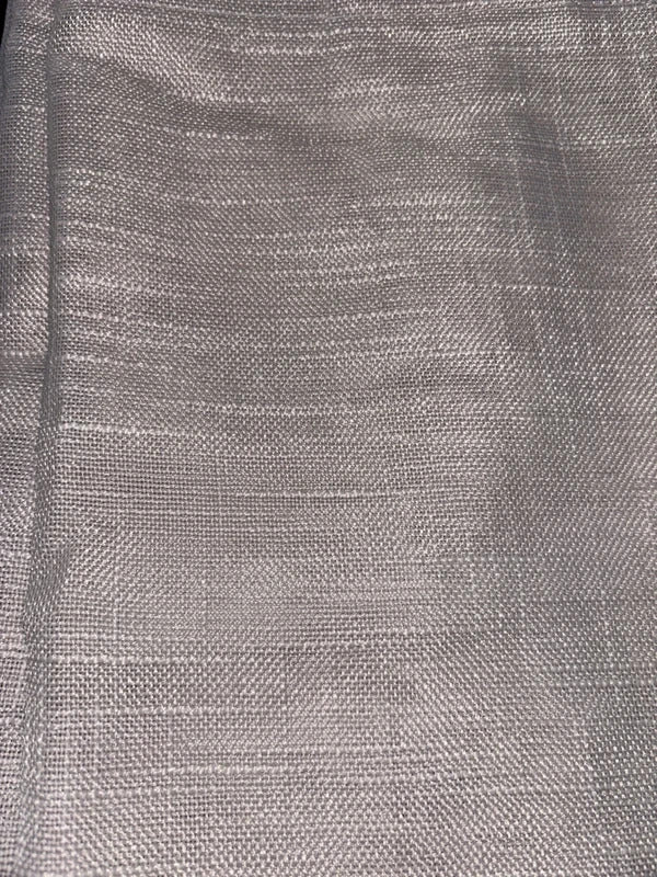 Rustic Linen look Light filtering Curtains 2 Panels both 52Wx72L Pencil pleat