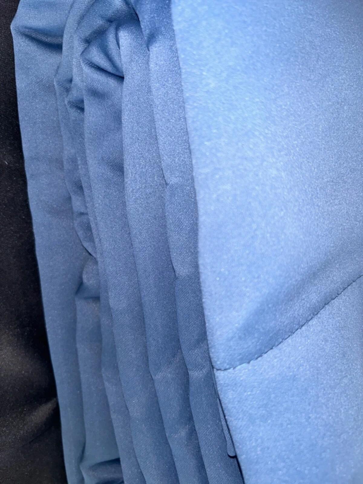 Super soft Extra large Pencil pleat Curtains 💯 Blackout Navy 2 panels 90Wx108L inches rrp£59
