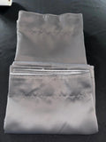 Super soft Pencil pleat light Grey curtains 63Wx54L