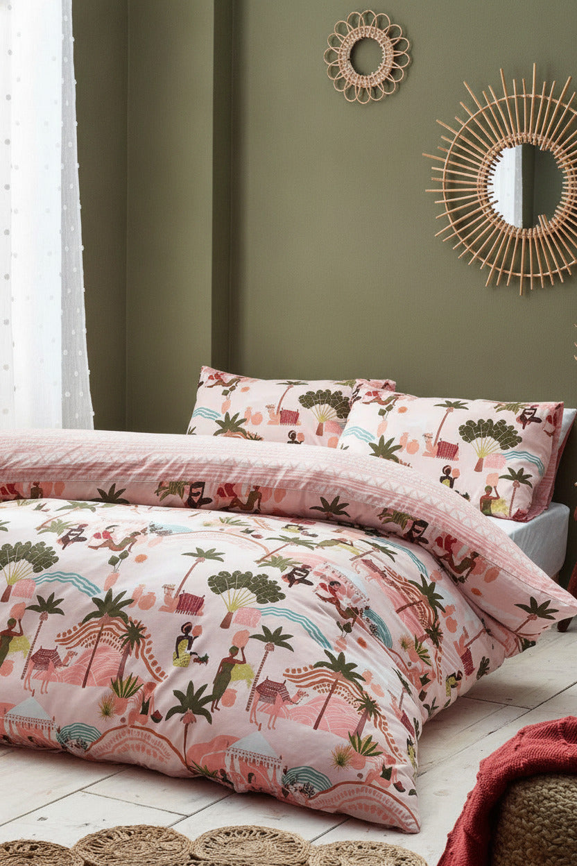 Nalani Global Reversible Duvet Cover Set Super King