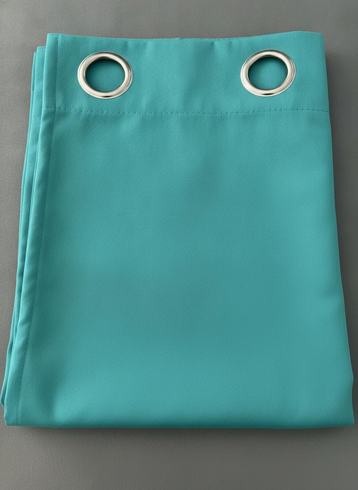 Turquoise Blackout Curtains 2 Panels each 90Wx54L inches