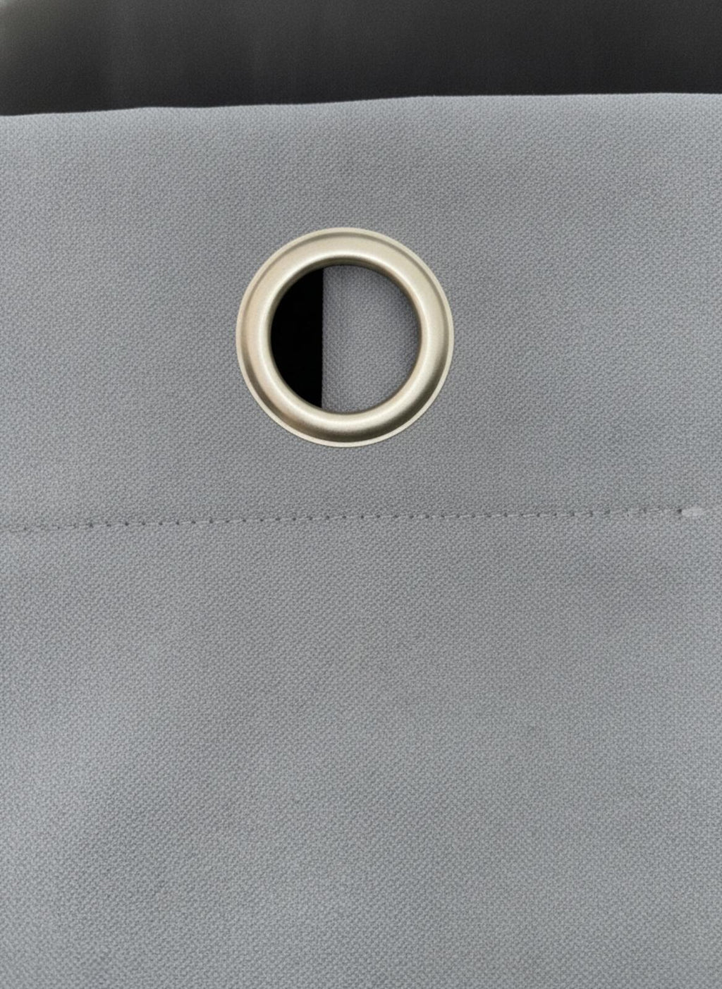 Textured Herringbone Curtains in Grey 52Wx72L