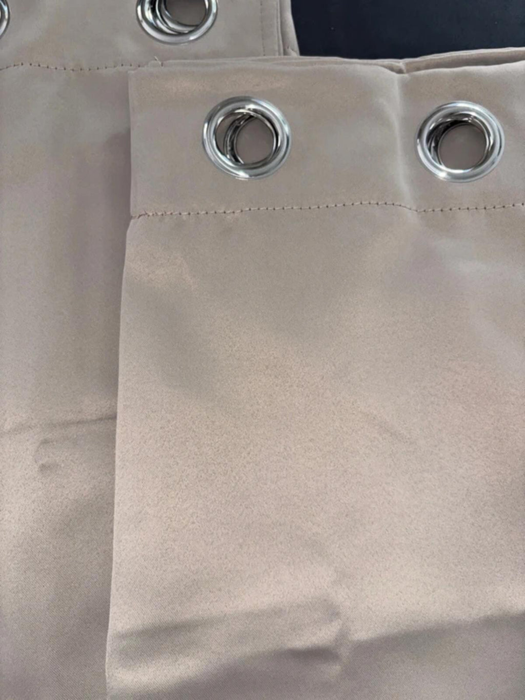 Soft greige colour Blackout Curtains 46Wx54L