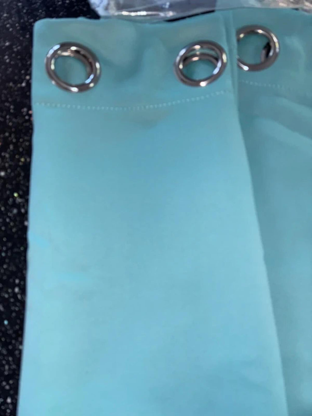 Deconovo Blackout Thermal Insulated Eyelet Curtains Blackout  46W x 54L Inch Sky Blue 1 Pair