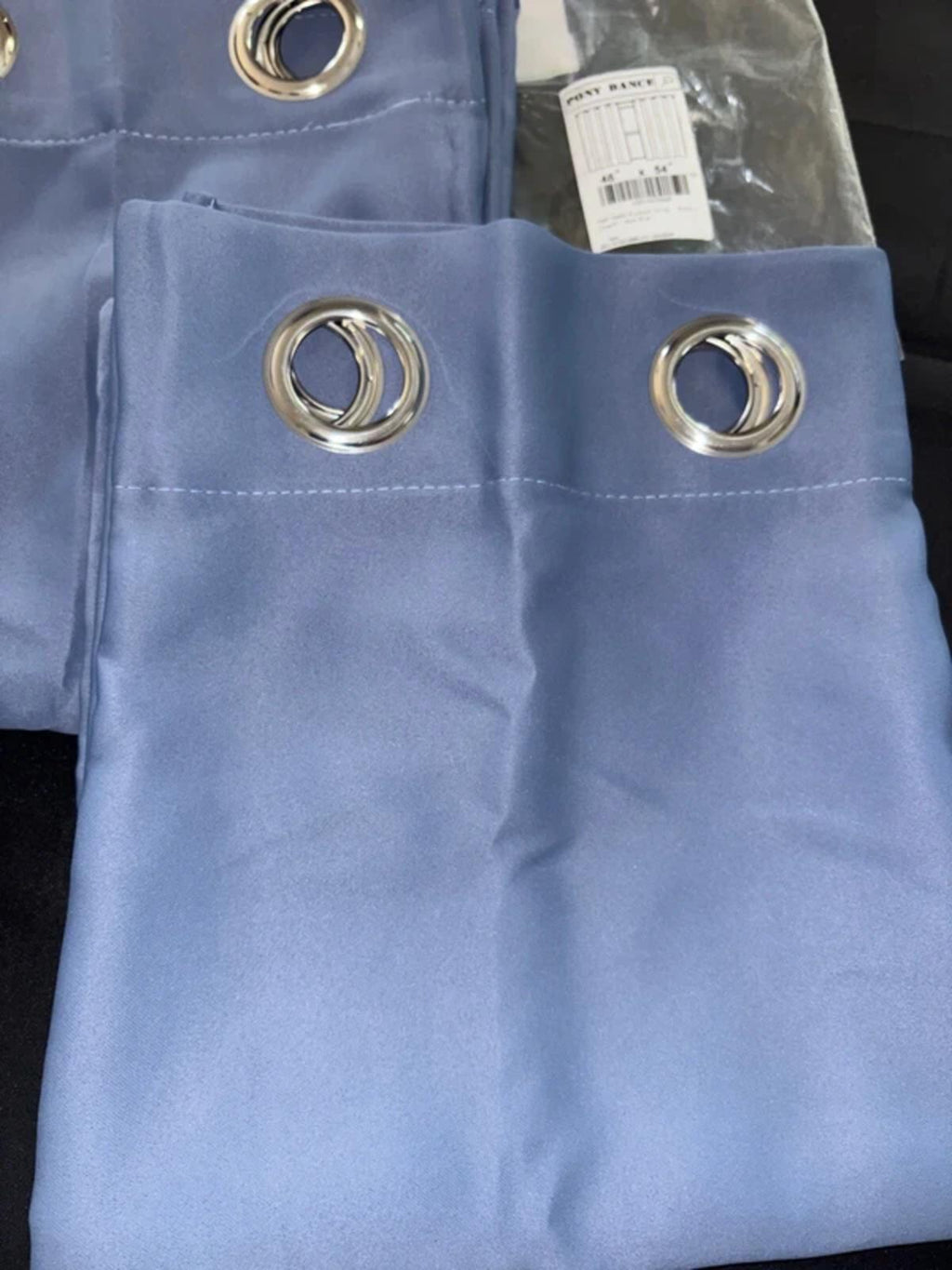 Haze blue Blackout Curtains 46Wx54L inches 2 panels