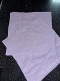 Cushion Covers Faux Linen 22x22in Set of 2 Invisible Zipper – Pastel Purple