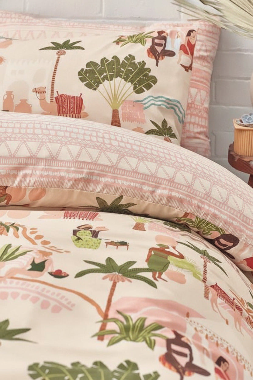 Nalani Global Reversible Duvet Cover Set Super King