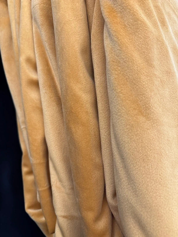 Luxury Mustard yellow Velvet Curtains 90Wx90L inches x 2 panels rrp£59