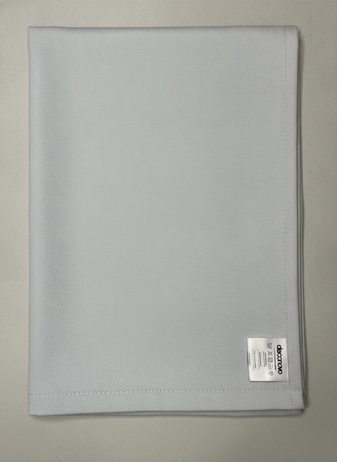 Super Soft Blackout Curtains Pencil Pleat  Silver White W55 x L96 Inch 2 Panels
