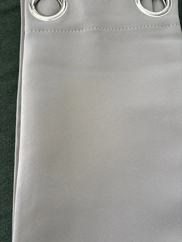 Thermal 1 panel Door Curtain 66Wx84L inches Silver Grey