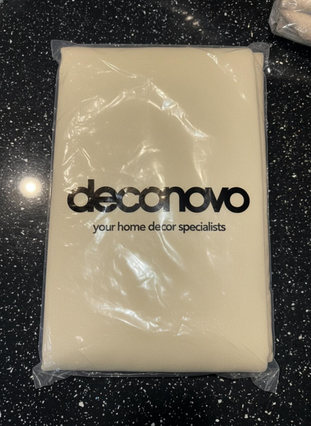 Deconovo Beige Grommet Curtain Panel W140 x L245cm