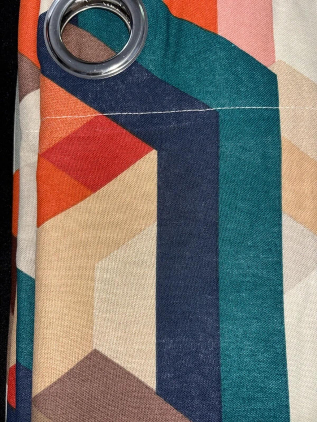 💯 Cotton Fully lined Curtains 66Wx72L 2 panels inches