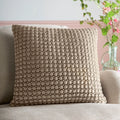 Bobble Cushion cover in Natural 55 x 55cm