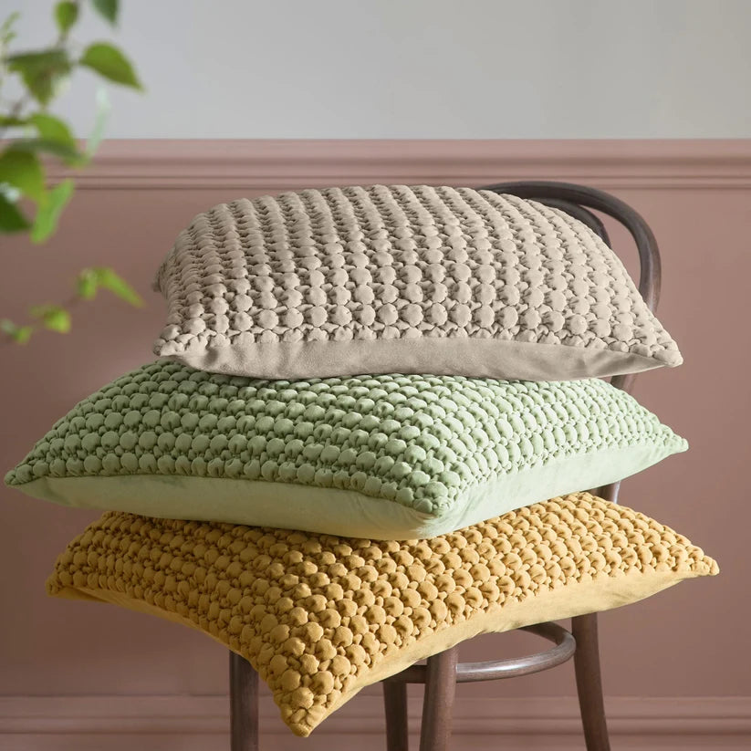Bobble Cushion cover in Natural 55 x 55cm