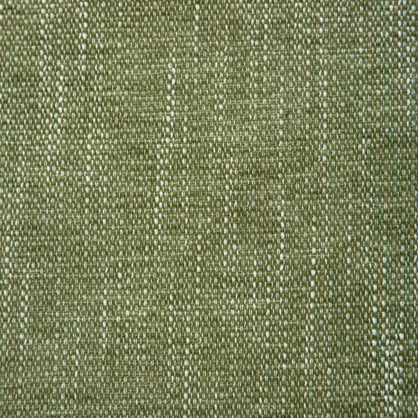 Bouclé Chenille Eyelet Curtains in Olive Green
