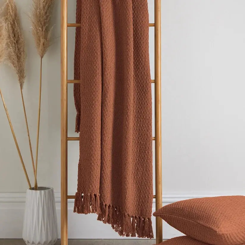 Drift Home Hayden 100% Cotton Textured Throw 130 × 180cm Drift Home