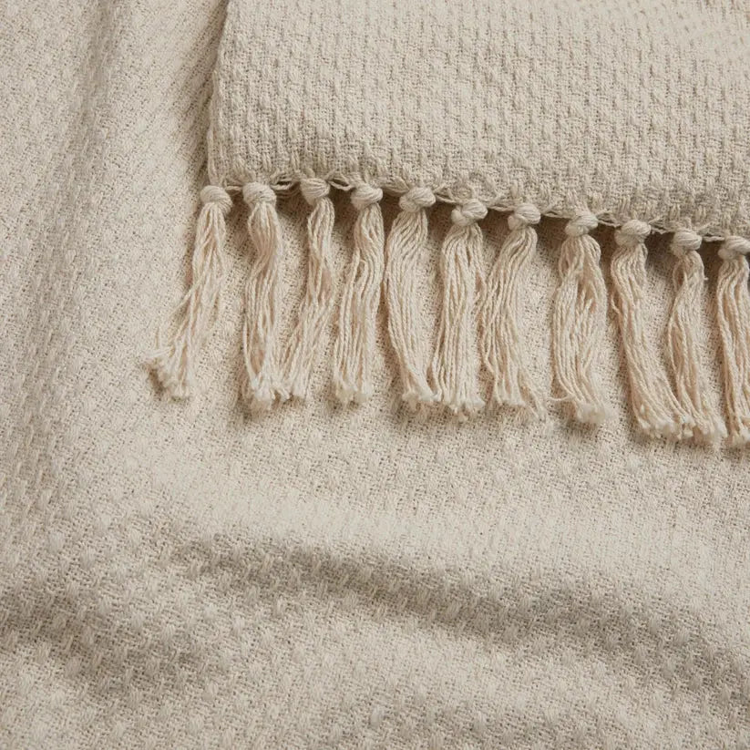 Drift Home Hayden 100% Cotton Textured Throw 130 × 180cm Drift Home